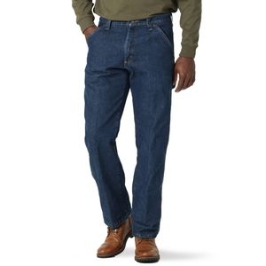 NWT Men's Wrangler Fleeced Lined Carpenter Jeans